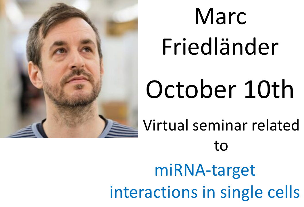 Past Seminar Marc Friedländer, 10th of October 2022